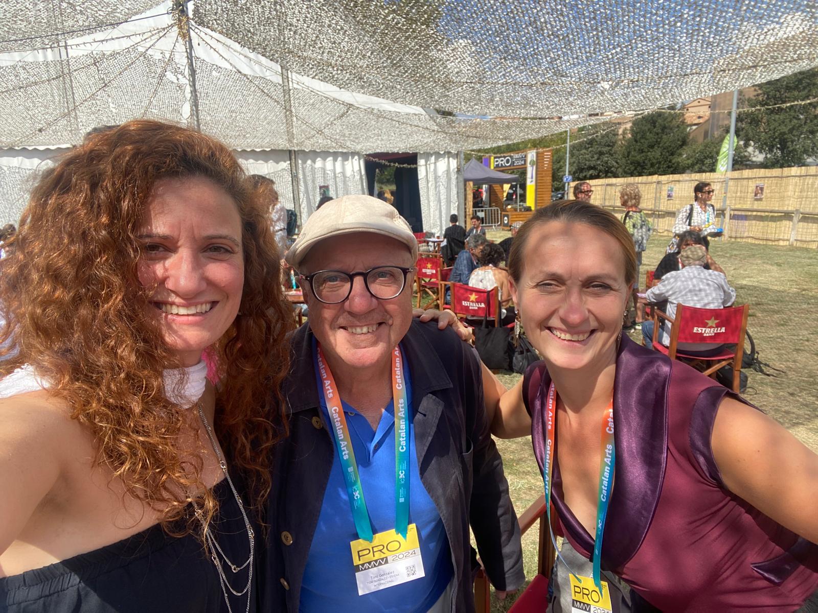 Acompañando a International BPM y NS Danza en Mercat Música Viva de Vic 2024