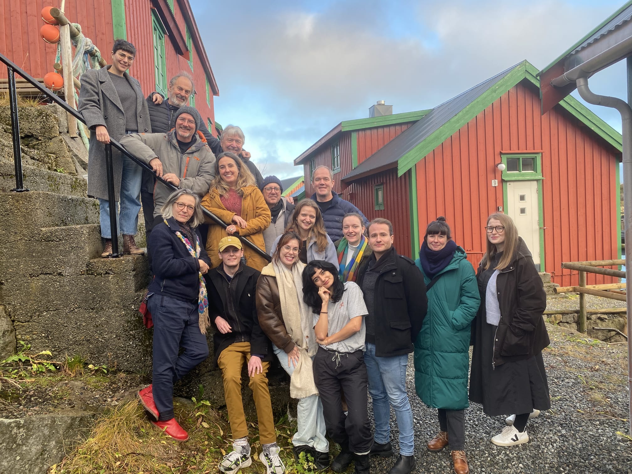 Participantes en Moving Matters en Stamsund (Islas Lofoten - Noruega)
